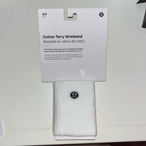 **UNOPENED New Lululemon Cotton Terry Wristband